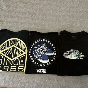 Vans Men’s T Shirts Size Large